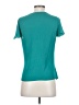 Trouve 100% Polyester Teal Short Sleeve Blouse Size S - photo 2