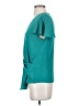 Trouve 100% Polyester Teal Short Sleeve Blouse Size S - photo 5