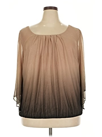Sara Michelle 3/4 Sleeve Blouse (view 1)