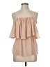 Blue Rain 100% Polyester Pink Sleeveless Blouse Size M - photo 1
