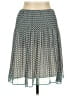 Max Studio 100% Polyester Print Green Teal Casual Skirt Size L - photo 1