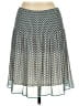 Max Studio 100% Polyester Print Green Teal Casual Skirt Size L - photo 2
