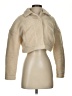 BDG 100% Polyester Ivory Faux Fur Jacket Size S - photo 1
