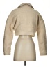 BDG 100% Polyester Ivory Faux Fur Jacket Size S - photo 2