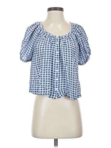 Madewell Puff-Sleeve A-Line Top (view 1)