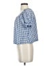 Madewell 100% Viscose Blue Short Sleeve Blouse Size XXS - photo 5