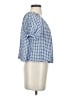 Madewell 100% Viscose Blue Short Sleeve Blouse Size XXS - photo 4
