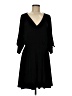 Colleen Lopez Solid Black Casual Dress Size M (petite) - photo 1