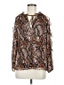 1.State 100% Polyester Brown Sleeveless Blouse Size M - photo 1