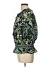 Tory Burch 100% Cotton Green Short Sleeve Blouse Size 10 - photo 5