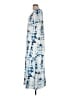 Misslook 100% Polyester Tie-dye Blue Casual Dress Size L - photo 5