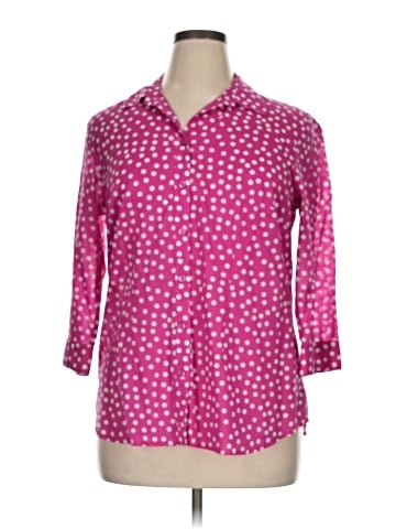 Coldwater Creek 3/4 Sleeve Button-Down Shirt (view 1)