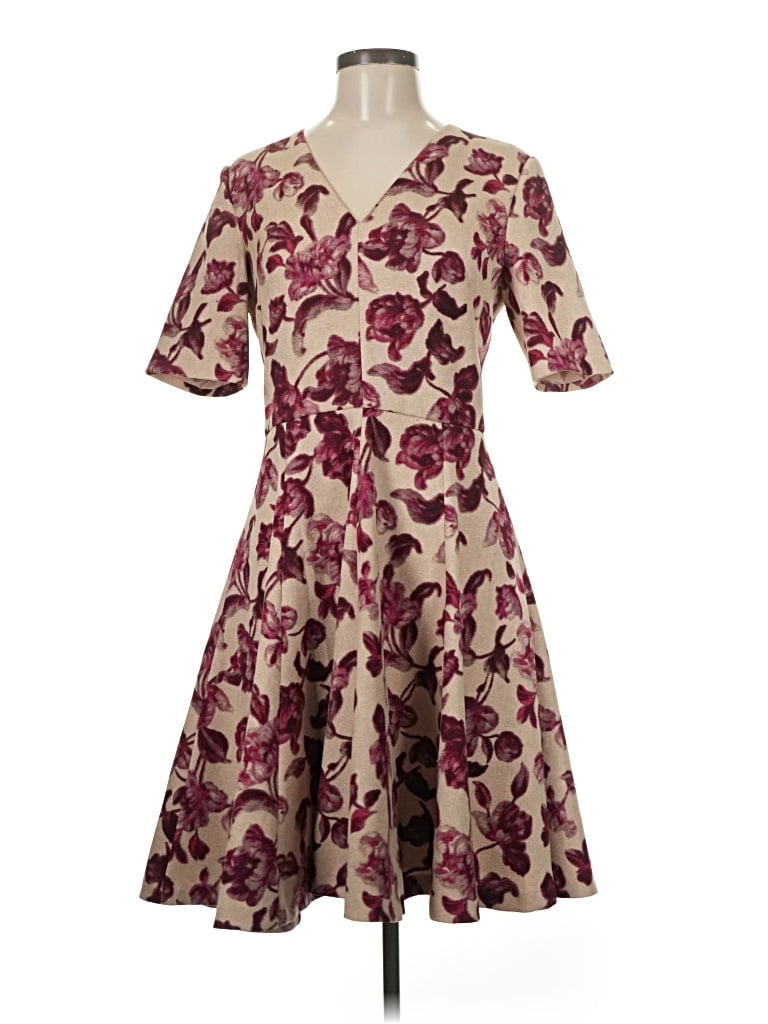 Pre-owned Gal Meets Glam Cocktail Dress In Burgundy