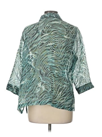 Allison Daley 3/4 Sleeve Button-Down Shirt (view 2)