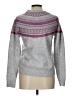 Springfield Print Gray Pullover Sweater Size L - photo 2