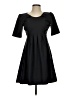 Assorted Brands Solid Black Casual Dress Size EU (IT) 44 / US 8 - photo 1