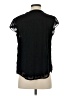 Fun2Fun 100% Polyester Black Short Sleeve Blouse Size S - photo 2