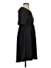 Assorted Brands Solid Black Casual Dress Size EU (IT) 44 / US 8 - photo 4