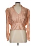 Leith 100% Polyester Tan 3/4 Sleeve Blouse Size L - photo 1