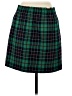 J.Crew 100% Wool Plaid Green Wool Skirt Size 4 - photo 2