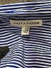Notations Stripes Blue Long Sleeve Blouse Size S - photo 7