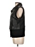 BCBGMAXAZRIA 100% Leather Black Vest Size L - photo 5