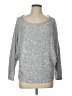 Sadie & Sage Tweed Silver Pullover Sweater Size L - photo 1