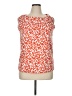 Rafaella 100% Cotton Orange Sleeveless Blouse Size 1X - photo 1