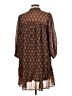 Assorted Brands Paisley Brown Casual Dress Size L - photo 2