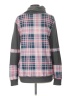 Unbranded Plaid Gray Pullover Hoodie Size L - photo 2