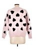 Torrid 100% Polyester Hearts Pink Pullover Sweater Size Lg Plus (0) - photo 2