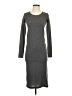 Assorted Brands Solid Gray Casual Dress Size XS - Sm - photo 1