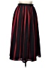 Jaeger 100% Polyester Stripes Red Formal Skirt Size 10 - photo 1