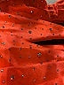 Unbranded 100% Polyester Metallic Orange Cocktail Dress Size 0 - photo 7
