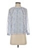 Ann Taylor 100% Polyester Blue 3/4 Sleeve Blouse Size XS - photo 1