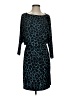 Nine West Print Teal Blue Cocktail Dress Size 2 - photo 1