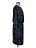 Nine West Print Teal Blue Cocktail Dress Size 2 - photo 4