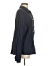 Trendy Queen 100% Rayon Polka Dots Black Long Sleeve Button-Down Shirt Size S - photo 4