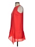 Saks Fifth Avenue 100% Polyester Red Sleeveless Blouse Size XS - photo 5
