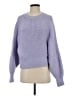 Pilcro Solid Purple Pullover Sweater Size S - photo 1