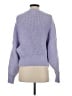 Pilcro Solid Purple Pullover Sweater Size S - photo 2