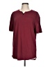 Assorted Brands Burgundy Short Sleeve Top Size L - photo 1