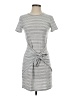 Theory Stripes Gray Casual Dress Size 0 - photo 1