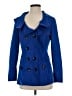 Sandro Studio 100% Polyester Blue Coat Size S - photo 1