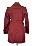 Assorted Brands 100% Polyester Burgundy Red Trenchcoat Size 16 - photo 2
