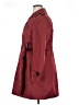 Assorted Brands 100% Polyester Burgundy Red Trenchcoat Size 16 - photo 5