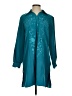 Maggie Sweet 100% Polyester Teal 3/4 Sleeve Blouse Size S - photo 1