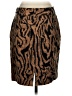 Chaps Animal Print Brown Casual Skirt Size 4 - photo 2