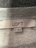 Ann Taylor LOFT Gray Sweatshirt Size XS - photo 7