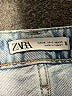 Zara 100% Cotton Hearts Blue Jeans Size 2 - photo 4